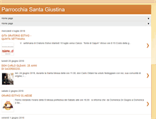 Tablet Screenshot of parrocchiasantagiustina.org